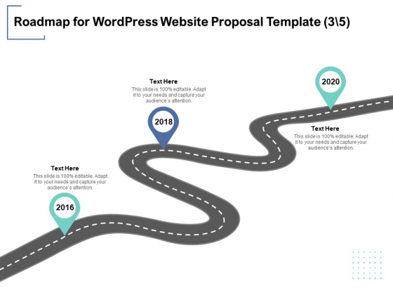 Roadmap For Wordpress Website Proposal Template 2016 To 2020 Ppt PowerPoint Presentation Infographic Template Infographic Template Roadmap For Wordpress Website Proposal Template 2016 To 2020 Ppt PowerPoint Presentation Infographic Template Infographic Template