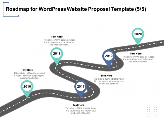 Roadmap For Wordpress Website Proposal Template 5 5 Ppt PowerPoint Presentation Outline Example Introduction Roadmap For Wordpress Website Proposal Template 5 5 Ppt PowerPoint Presentation Outline Example Introduction