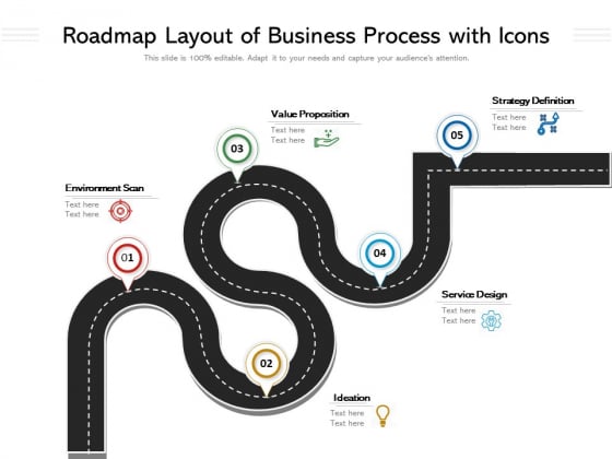 Roadmap Layout Of Business Process With Icons Ppt PowerPoint Presentation Model Shapes PDF Roadmap Layout Of Business Process With Icons Ppt PowerPoint Presentation Model Shapes PDF