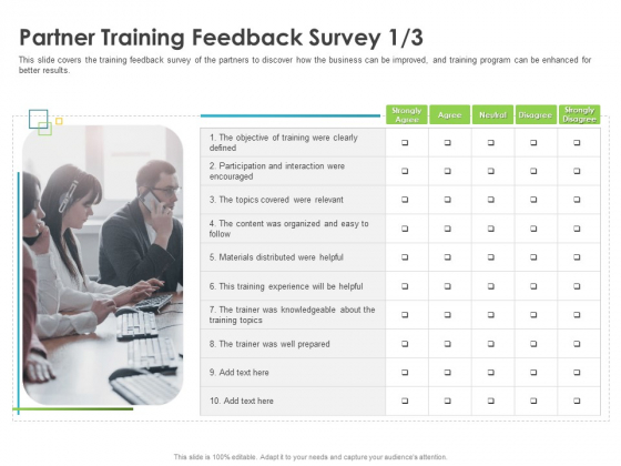 Robust Partner Sales Enablement Program Partner Training Feedback Survey Content Structure PDF Robust Partner Sales Enablement Program Partner Training Feedback Survey Content Structure PDF