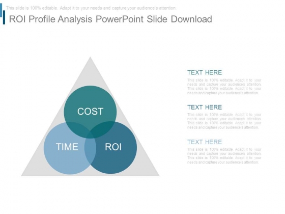 Roi Profile Analysis Powerpoint Slide Download
