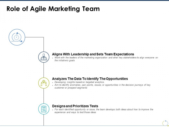 Role Of Agile Marketing Team Ppt PowerPoint Presentation Professional Graphics Design