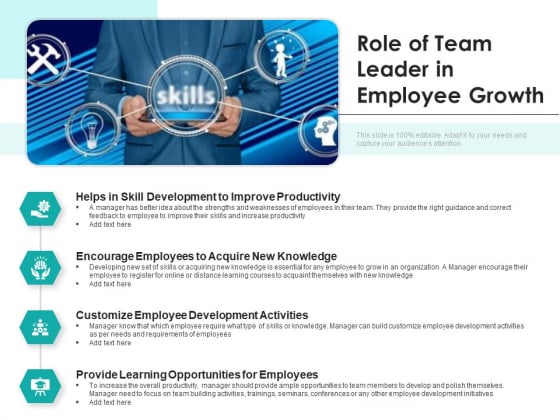 Role Of Team Leader In Employee Growth Ppt PowerPoint Presentation Gallery Graphic Tips PDF Role Of Team Leader In Employee Growth Ppt PowerPoint Presentation Gallery Graphic Tips PDF
