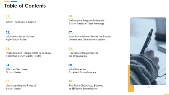 Roles And Responsibilities Of Scrum Master Table Of Contents Ppt Pictures Graphics Download PDF Roles And Responsibilities Of Scrum Master Table Of Contents Ppt Pictures Graphics Download PDF