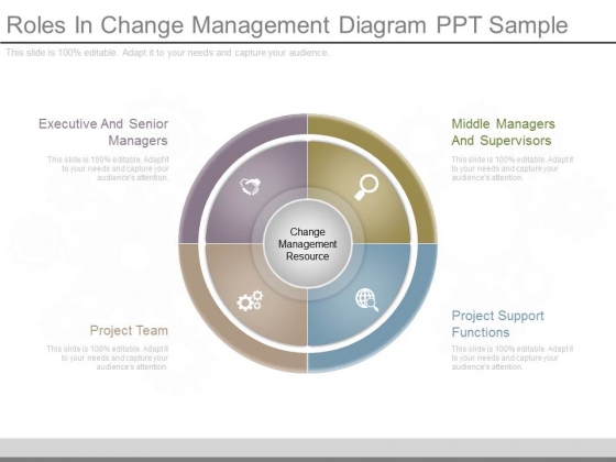 Roles In Change Management Diagram Ppt Sample Roles In Change Management Diagram Ppt Sample