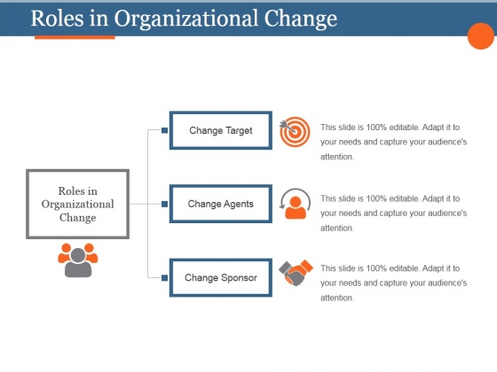 Roles In Organizational Change Ppt PowerPoint Presentation Ideas