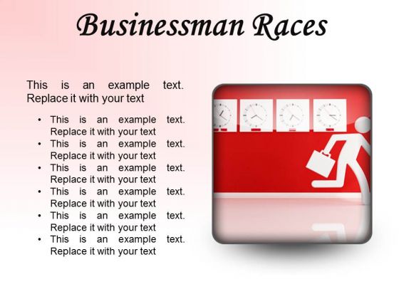 Race Against Time Business PowerPoint Presentation Slides S