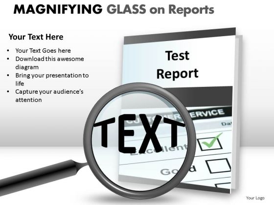Realistic Research Magnifying Glass On Report PowerPoint Slides And Ppt Diagram Templates Realistic Research Magnifying Glass On Report PowerPoint Slides And Ppt Diagram Templates