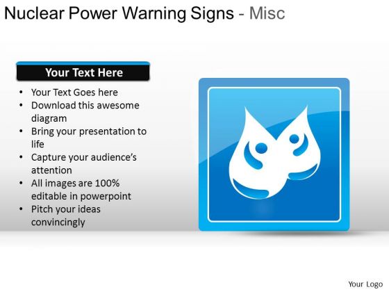 Recycling Nuclear Power Warning Signs Misc PowerPoint Slides And Ppt Diagram Templates