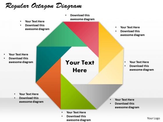 Regular Octagon Diagram PowerPoint Presentation Template Regular Octagon Diagram PowerPoint Presentation Template