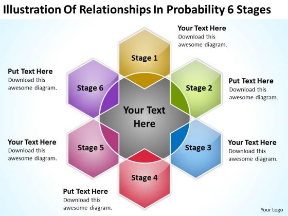 relationships in probability 6 stages consulting business plan relationships powerpoint