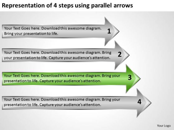 Representation Of 4 Steps Using Parallel Arrows Model Business Plans PowerPoint Templates Representation Of 4 Steps Using Parallel Arrows Model Business Plans PowerPoint Templates