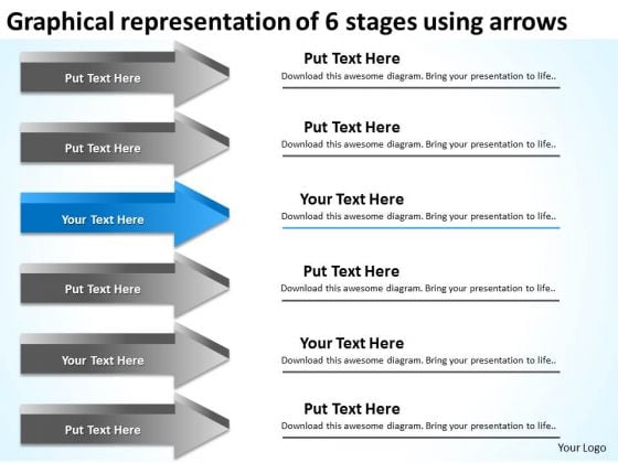 Representation Of 6 Stages Using Arrows Marketing Plan For Small Business PowerPoint Slides Representation Of 6 Stages Using Arrows Marketing Plan For Small Business PowerPoint Slides