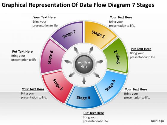 Representation Of Data Flow Diagram 7 Stages Templates For Business PowerPoint Representation Of Data Flow Diagram 7 Stages Templates For Business PowerPoint