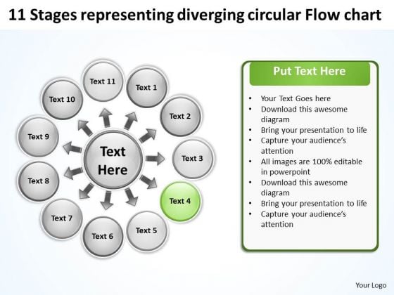 Representing Diverging Circular Flow Chart PowerPoint Templates Representing Diverging Circular Flow Chart PowerPoint Templates