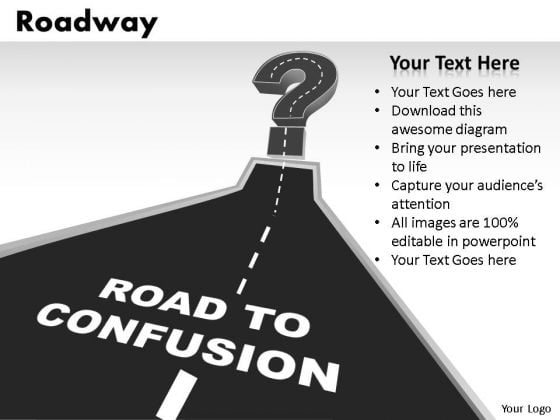 Road To Confusion PowerPoint Slides And Ppt Templates Road To Confusion PowerPoint Slides And Ppt Templates