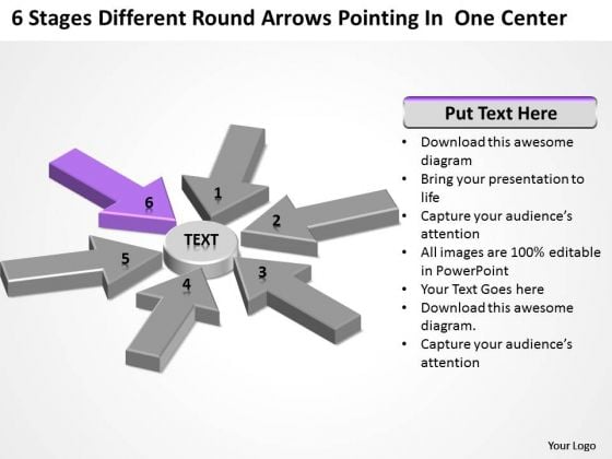 Round Arrows Pointing One Center Business Plan Format Template PowerPoint Templates Round Arrows Pointing One Center Business Plan Format Template PowerPoint Templates