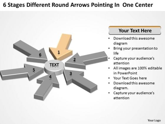 Round Arrows Pointing One Center Hotel Business Plan Example PowerPoint Templates Round Arrows Pointing One Center Hotel Business Plan Example PowerPoint Templates
