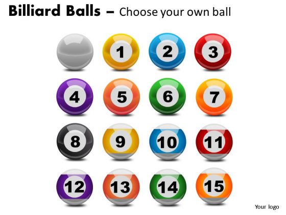 Round Billiard Balls PowerPoint Slides And Ppt Diagram Templates