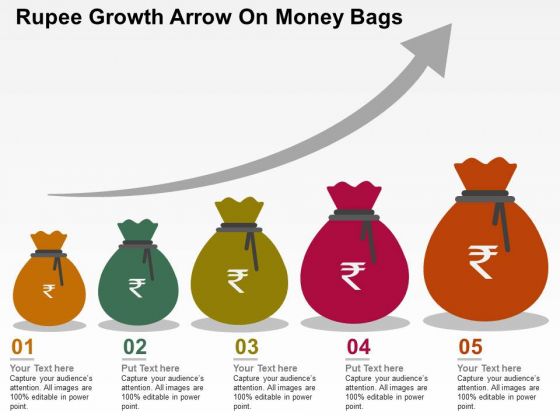 Rupee Growth Arrow On Money Bags PowerPoint Templates Rupee Growth Arrow On Money Bags PowerPoint Templates