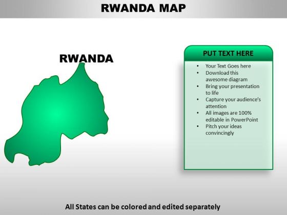 Rwanda PowerPoint Maps