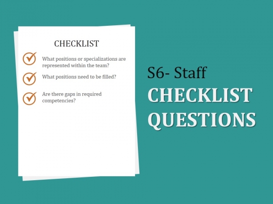 S6 Staff Checklist Questions Ppt PowerPoint Presentation Icon Model S6 Staff Checklist Questions Ppt PowerPoint Presentation Icon Model