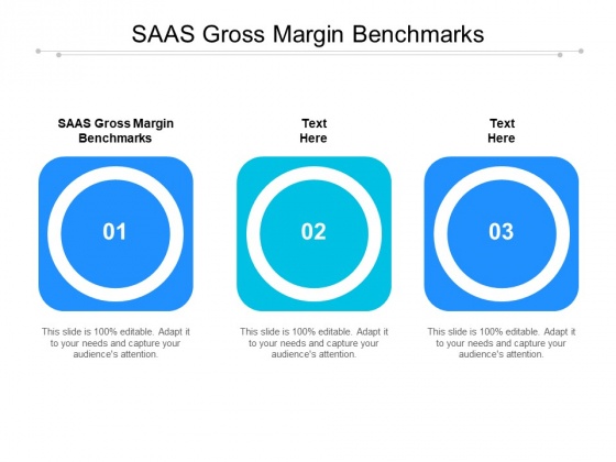 SAAS Gross Margin Benchmarks Ppt PowerPoint Presentation File Background Images Cpb