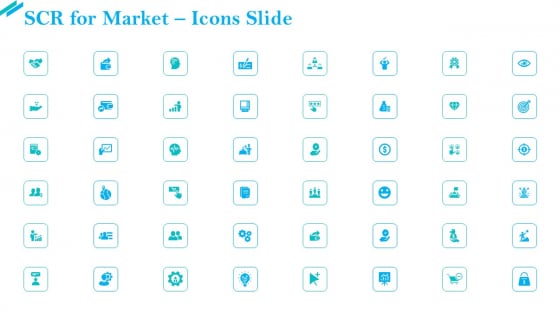 SCR For Market Icons Slide Ppt Pictures Example File PDF SCR For Market Icons Slide Ppt Pictures Example File PDF