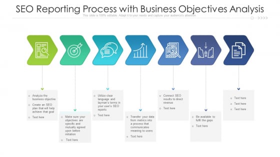 SEO Reporting Process With Business Objectives Analysis Ppt Infographics Gridlines PDF SEO Reporting Process With Business Objectives Analysis Ppt Infographics Gridlines PDF