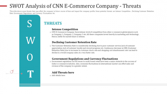SWOT Analysis Of CNN E Commerce Company Threats Microsoft PDF