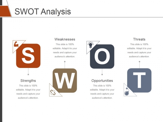 swot analysis template 1 ppt powerpoint presentation pictures