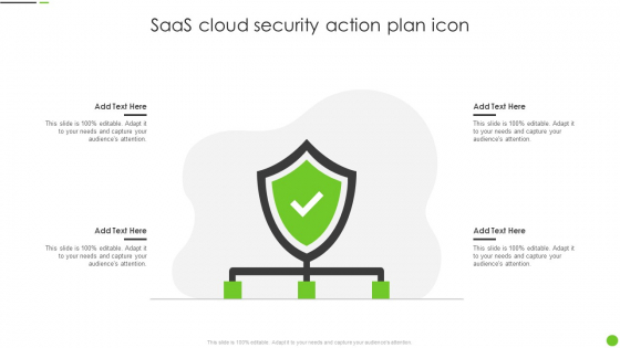 Saas Cloud Security Action Plan Icon Ppt PowerPoint Presentation File Templates PDF