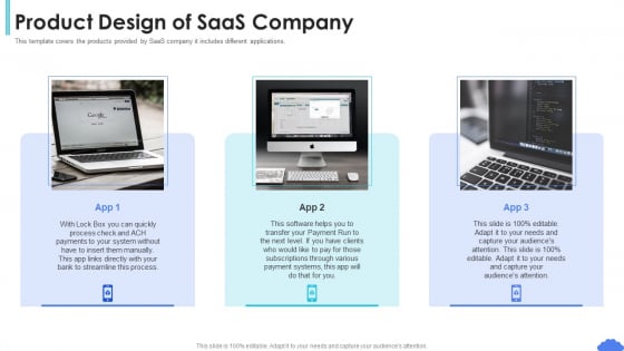 Saas Sales Pitch Deck Product Design Of Saas Company Ppt Ideas Example PDF Saas Sales Pitch Deck Product Design Of Saas Company Ppt Ideas Example PDF