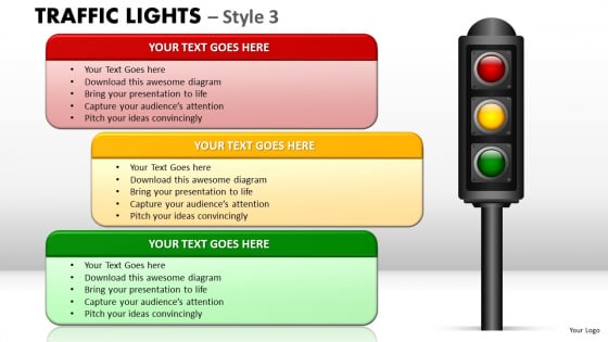 Safety Traffic Light PowerPoint Slides And Ppt Diagram Templates