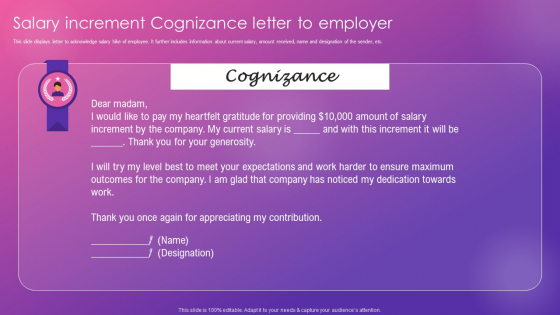 Salary Increment Cognizance Letter To Employer Guidelines PDF Salary Increment Cognizance Letter To Employer Guidelines PDF