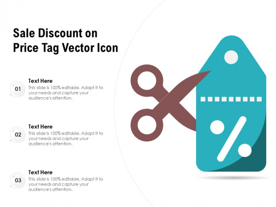 Sale Discount On Price Tag Vector Icon Ppt PowerPoint Presentation Samples PDF