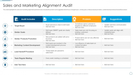 Sales And Marketing Alignment Audit Slide2 Icons PDF