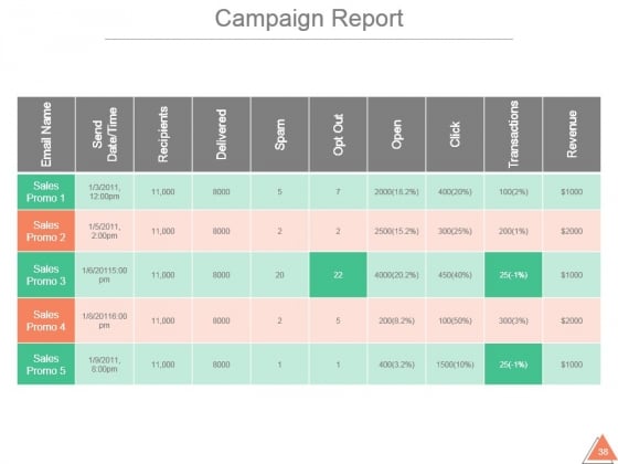 summary annual report sample