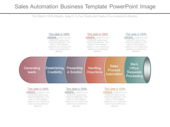 Sales Automation Business Template Powerpoint Image Sales Automation Business Template Powerpoint Image