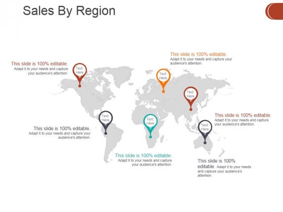 Sales By Region Ppt PowerPoint Presentation Ideas Clipart