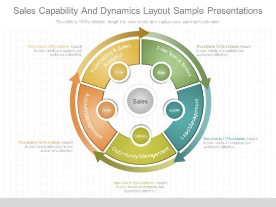 Sales Capability And Dynamics Layout Sample Presentations Sales Capability And Dynamics Layout Sample Presentations