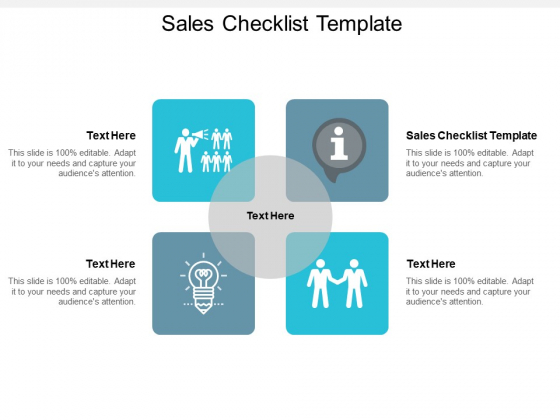 Sales Checklist Slide Geeks