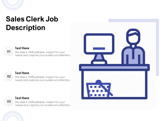 Sales Clerk Job Description Ppt PowerPoint Presentation Icon Portfolio PDF Sales Clerk Job Description Ppt PowerPoint Presentation Icon Portfolio PDF