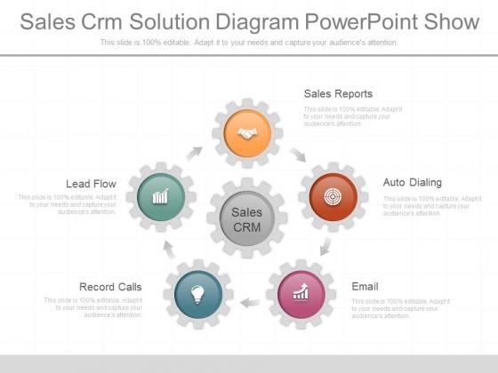 Sales Crm Solution Diagram Powerpoint Show Sales Crm Solution Diagram Powerpoint Show