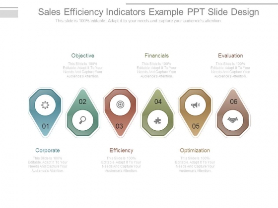 Sales Efficiency Indicators Example Ppt Slide Design Sales Efficiency Indicators Example Ppt Slide Design