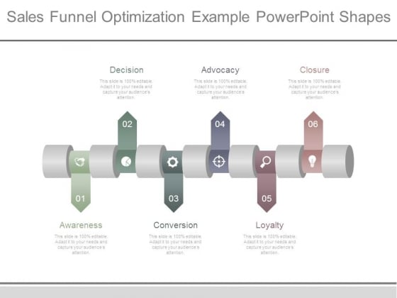 Sales Funnel Optimization Example Powerpoint Shapes Sales Funnel Optimization Example Powerpoint Shapes
