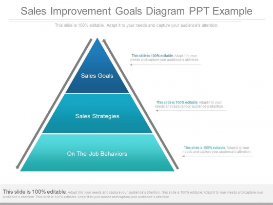 Sales Improvement Goals Diagram Ppt Example