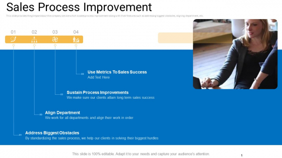 Sales Management Advisory Service Sales Process Improvement Brochure PDF