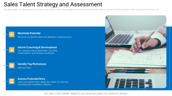 Sales Management Advisory Service Sales Talent Strategy And Assessment Microsoft PDF