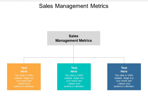Sales Management Metrics Ppt PowerPoint Presentation Summary Icon Cpb